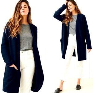 JENNI KAYNE Sweater Coat Black Size Small